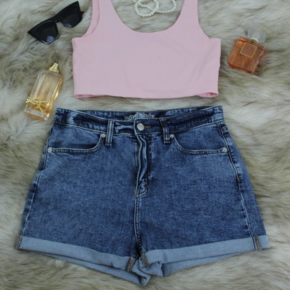 Wild Fable Denim High Rise Shorts